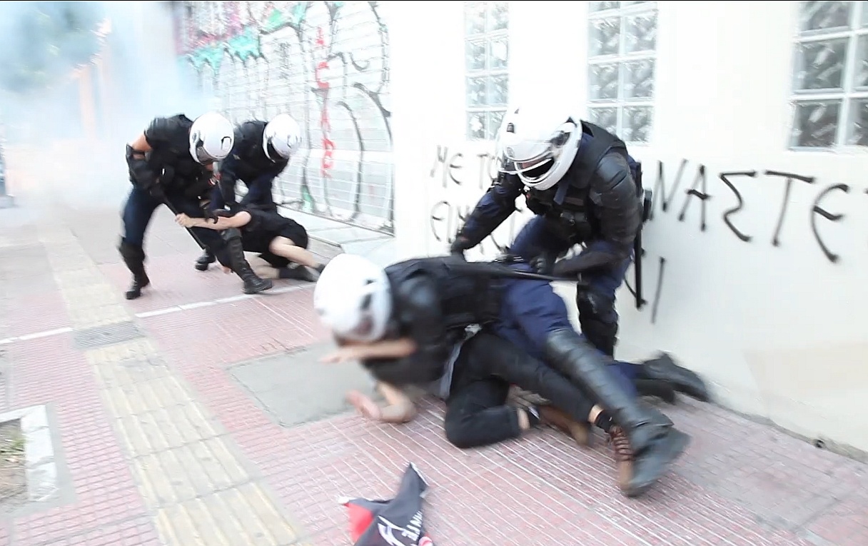 athens greece riot solidarity migrants rosinante