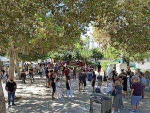 Από την Αντιφασιστική συγκέντρωση στις 27/9 στο Κιάτο | Ελευθεριακή Συλλογικότητα Fiore Nero