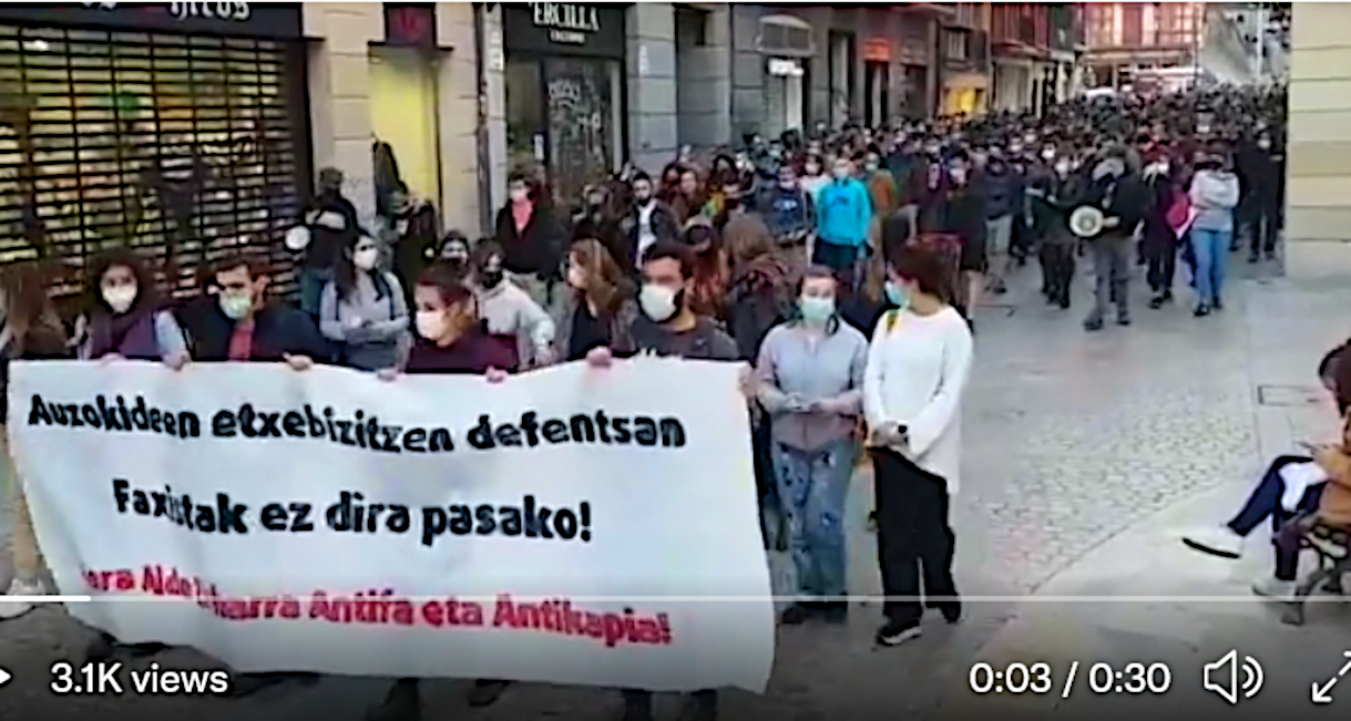 Μπιλμπάο: antifa VS φασίστες κακοποιοί «Desokupa»