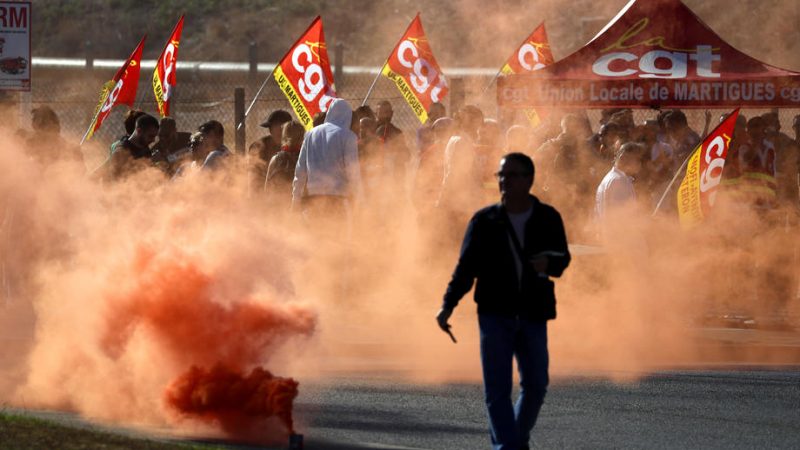 Απεργία στα διυλιστήρια της Γαλλίας
