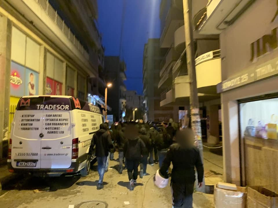 Αντιφασιστική περιπολία στον Βαρδάρη
