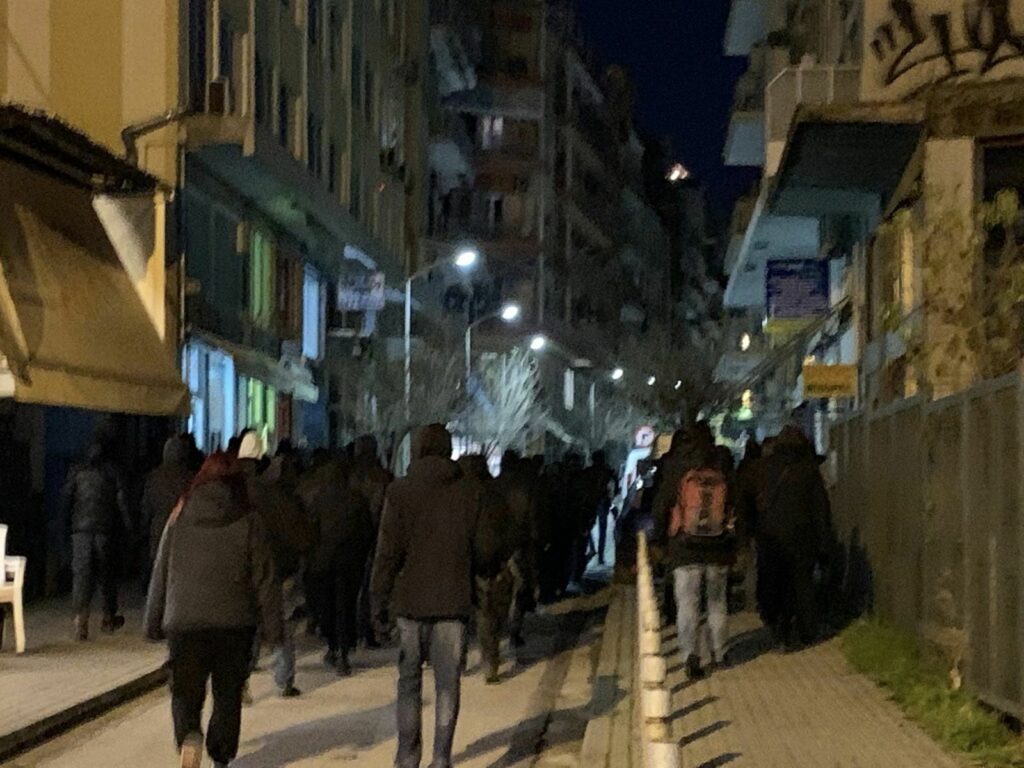 Αντιφασιστική περιπολία στον Βαρδάρη