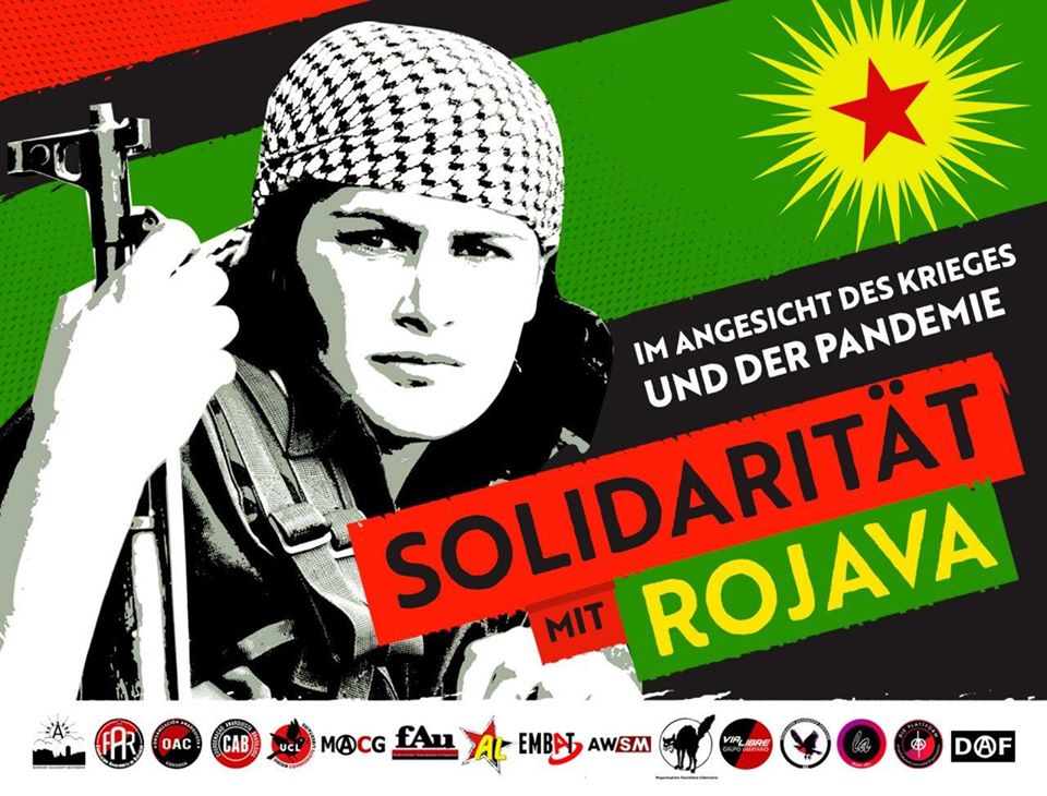 Διακήρυξη αλληλεγγύης με την Ροζάβα που υποφέρει από τον πόλεμο και την παγκόσμια πανδημία!