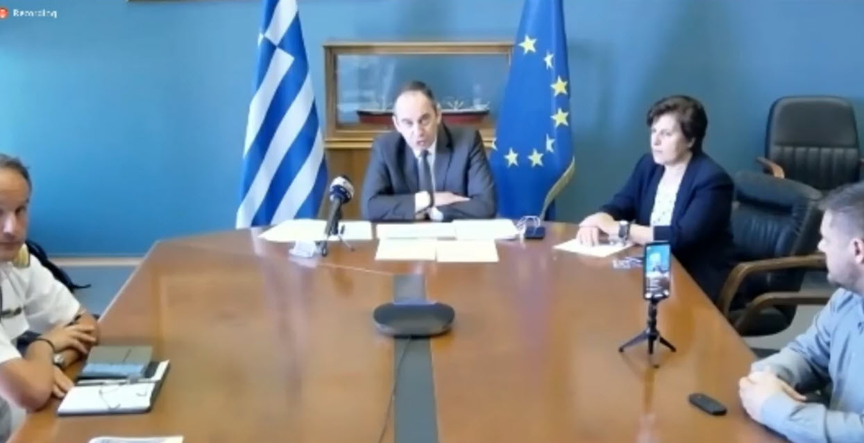 Το alerta.gr στην συνέντευξη τύπου του υπουργού Ναυτιλίας και νησιωτικής πολιτικής Γιάννη Πλακιωτάκη