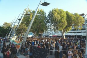 Από τη αντιφασιστική συγκέντρωση στην πλατεία Ελευθερίας στο Ηράκλειο