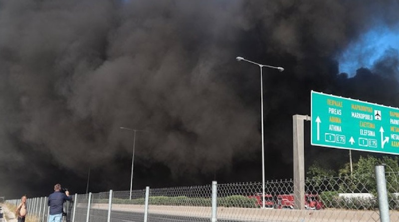 Ανακοίνωση της Πρωτοβουλίας ενάντια στα ΕΛΠΕ με αφορμή τη φωτιά που ξέσπασε εχθές σε εργοστάσιο ανακύκλωσης