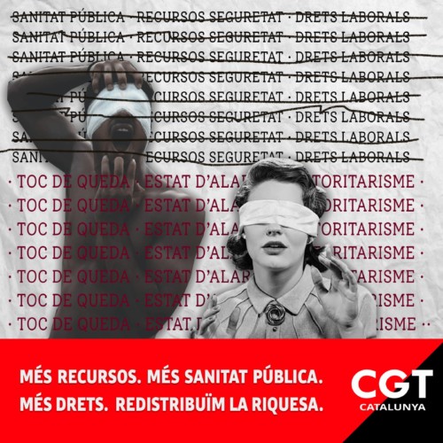 CGT Καταλωνίας: Η απαγόρευση της κυκλοφορίας