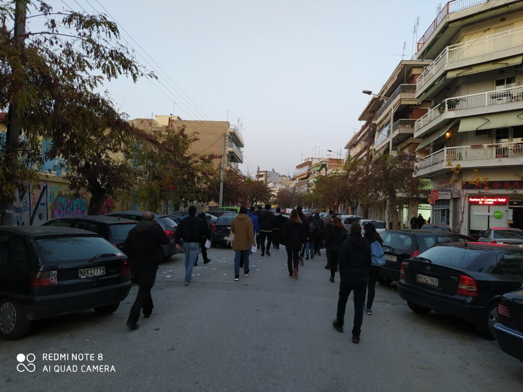 Πορεία στην Τούμπα ενάντια στην κρατική διαχείριση της πανδημίας