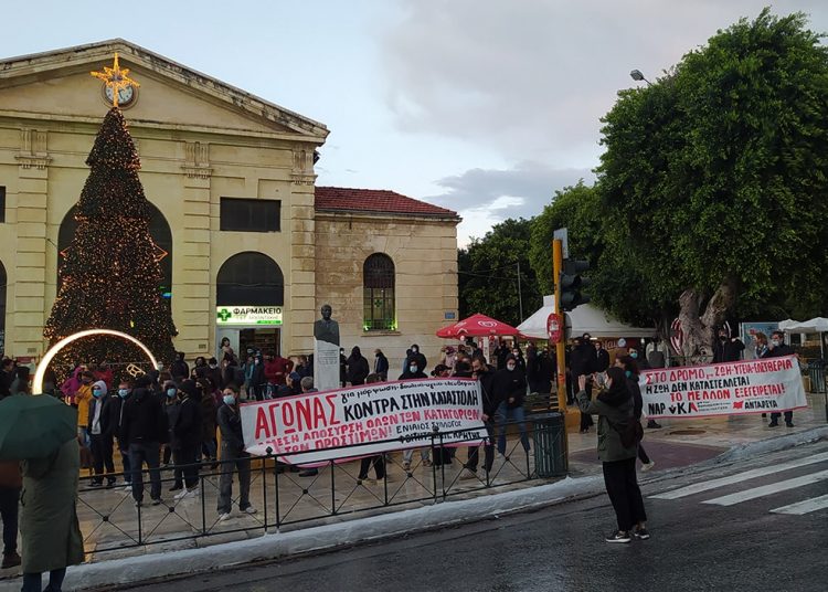 χανιά Τηλεπρόστιμα, αστυνομική αυθαιρεσία και νέα καταστολή