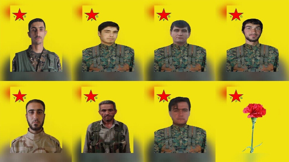 ypg Οι δυνάμεις του YPG εξέδωσαν στη δημοσιότητα τις ταυτότητες 8 μαχητών που έπεσαν μάρτυρες στο Χαλέπι, σε διαφορετικές ημερομηνίες.