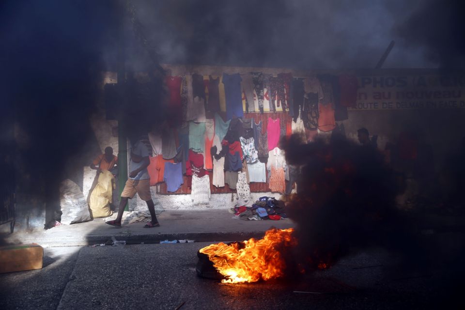 APTOPIX Haiti Strike