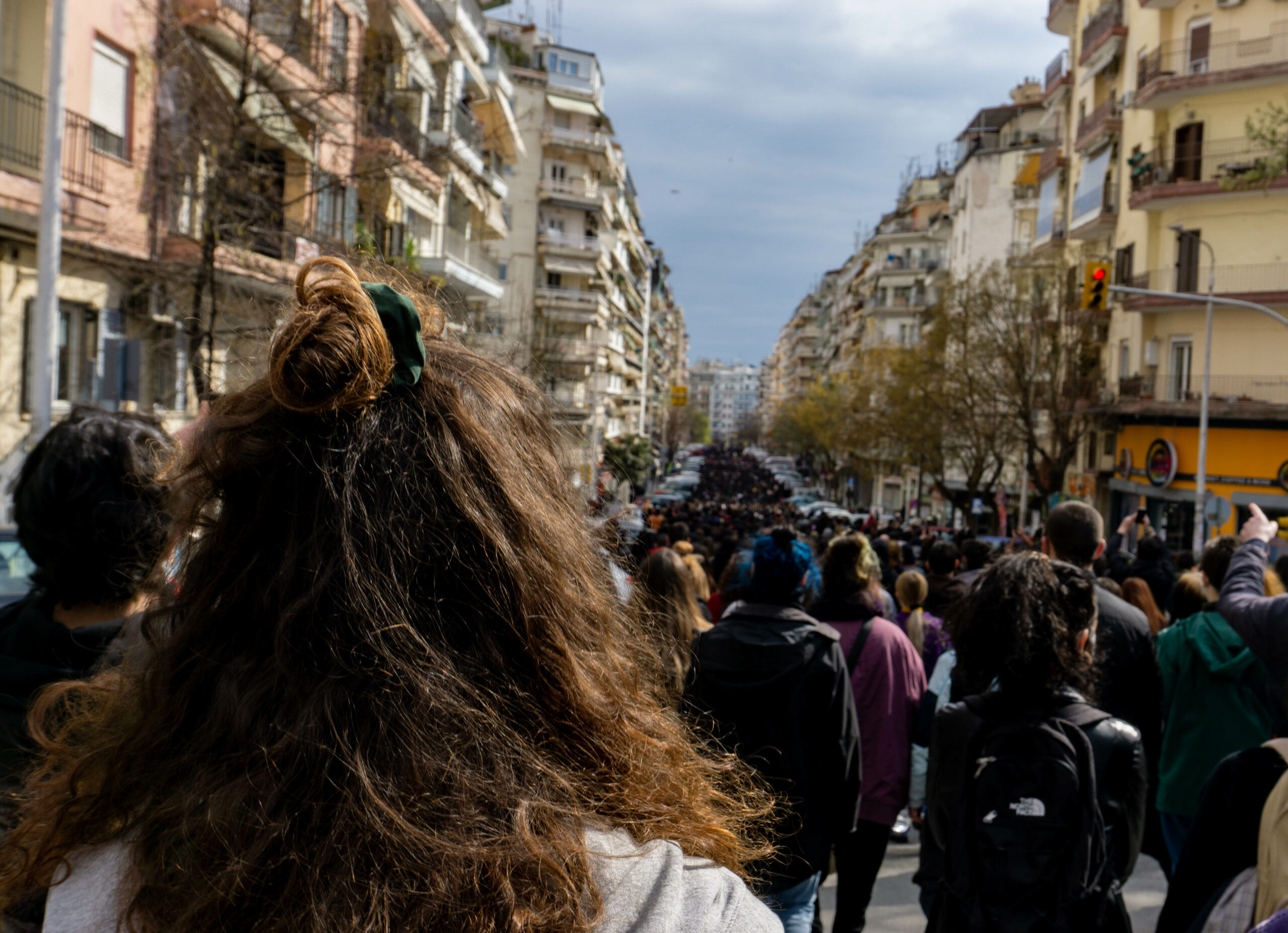 Νέες φωτογραφίες από την πορεία & τις συγκρούσεις στη Θεσσαλονίκη στις 11-3-2021
