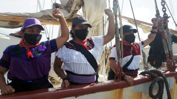 Το πλοίο Zapatista ξεκινάει από την Isla Mujeres (Μεξικό)