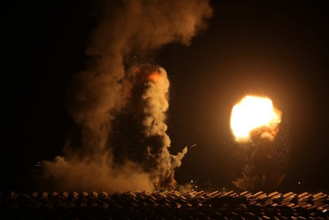 Νέα αεροπορική επίθεση από το κράτος του Ισραήλ στη λωρίδα της Γάζας