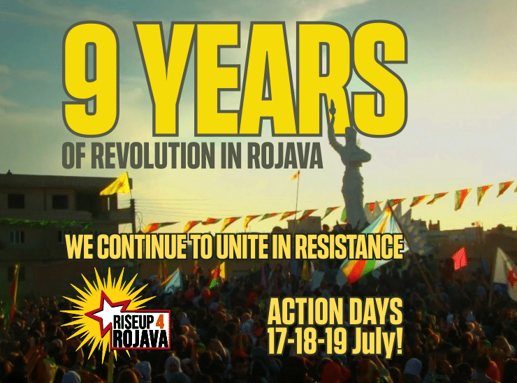 9 χρόνια επανάστασης στη Ροζάβα – Συνεχίζουμε «Ενωμένοι στην Αντίσταση»