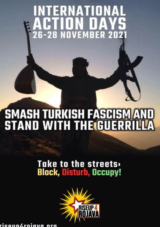 Rojava – Διεθνείς Ημέρες Δράσης 26 με 28/11