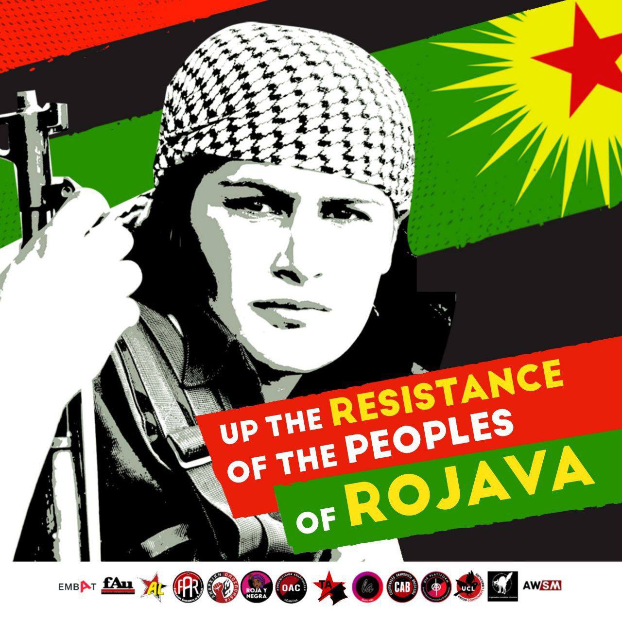 Η επανάσταση της Ροζάβα υπερασπίστηκε τον κόσμο, τώρα ο κόσμος θα υπερασπιστεί την επανάσταση της Ροζάβα!