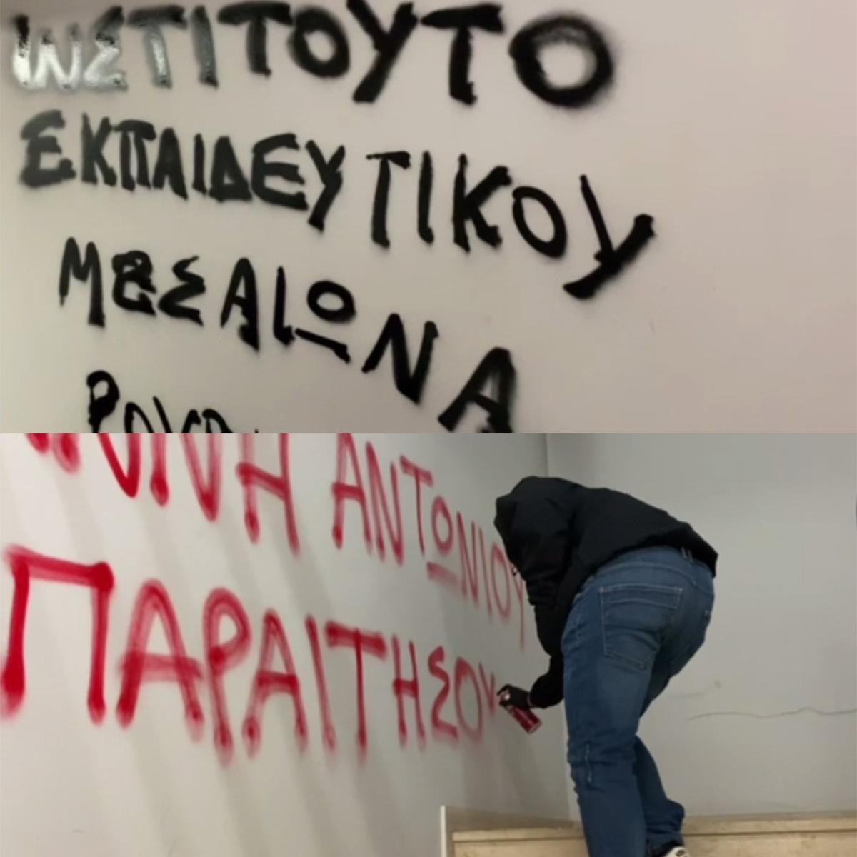 Φεμινιστικός Τομέας Ρουβίκωνα: Παρέμβαση στο ΙΕΠ