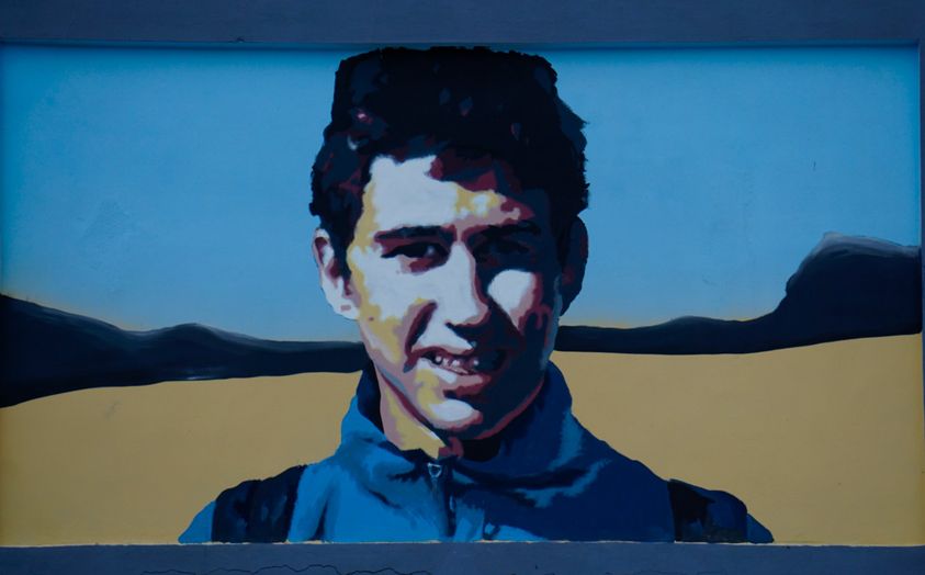 Πολιτικό Graffiti για τον Βασίλειο Μάγγο | Η τέχνη κόντρα στην βαρβαρότητα