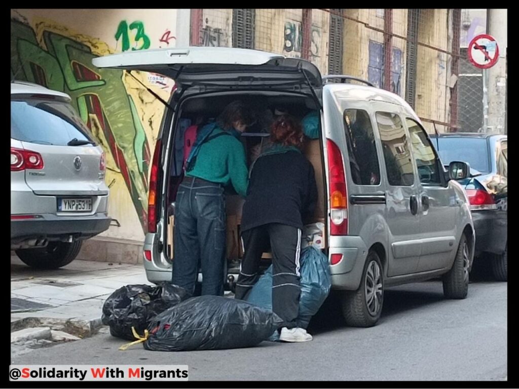Επίσκεψη στρατοπέδου προσφύγων Ριτσώνας μετά τη πυρκαγιά