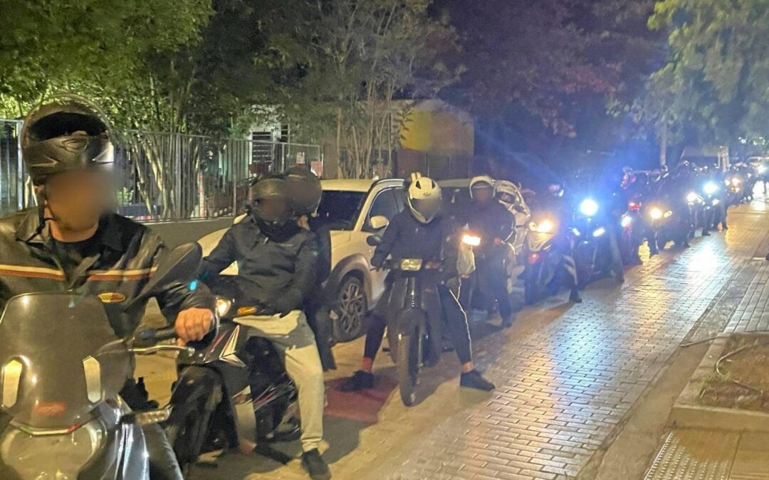 Ανατολικός τομέας Ρουβίκωνα: Μοτοπορεία και τοποθέτηση πανό