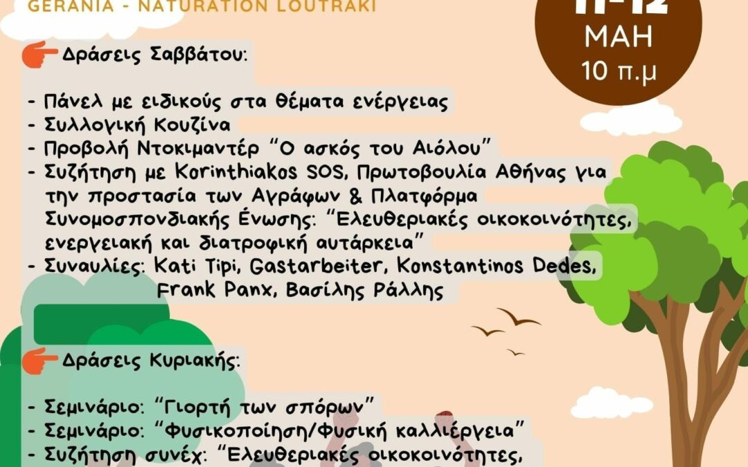 Φεστιβάλ – Περιβαλλοντικό Διήμερο: ΑΠΕ & Οικο-Κοινότητες του Μέλλοντος