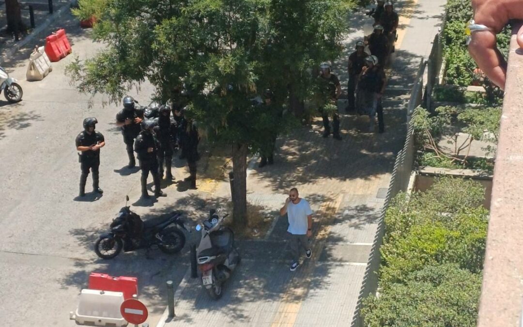 Επιχείρηση της αστυνομίας στα προσφυγικά της Λ. Αλεξάνδρας