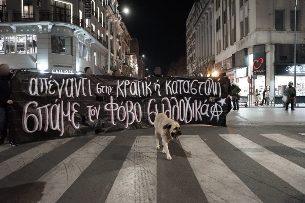 Η αστυνομία προσπάθησε να στήσει σκηνικό επεισοδίων στην αντικατασταλτική πορεία της 17ης Δεκέμβρη στη Θεσσαλονίκη [VIDEO & φωτορεπορτάζ]
