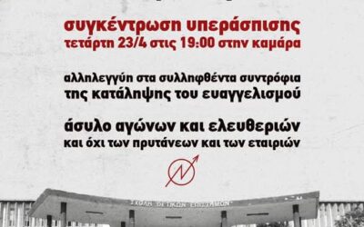 Το χρονικό της εκκένωσης του Στεκιού Φυσικού ΑΠΘ
