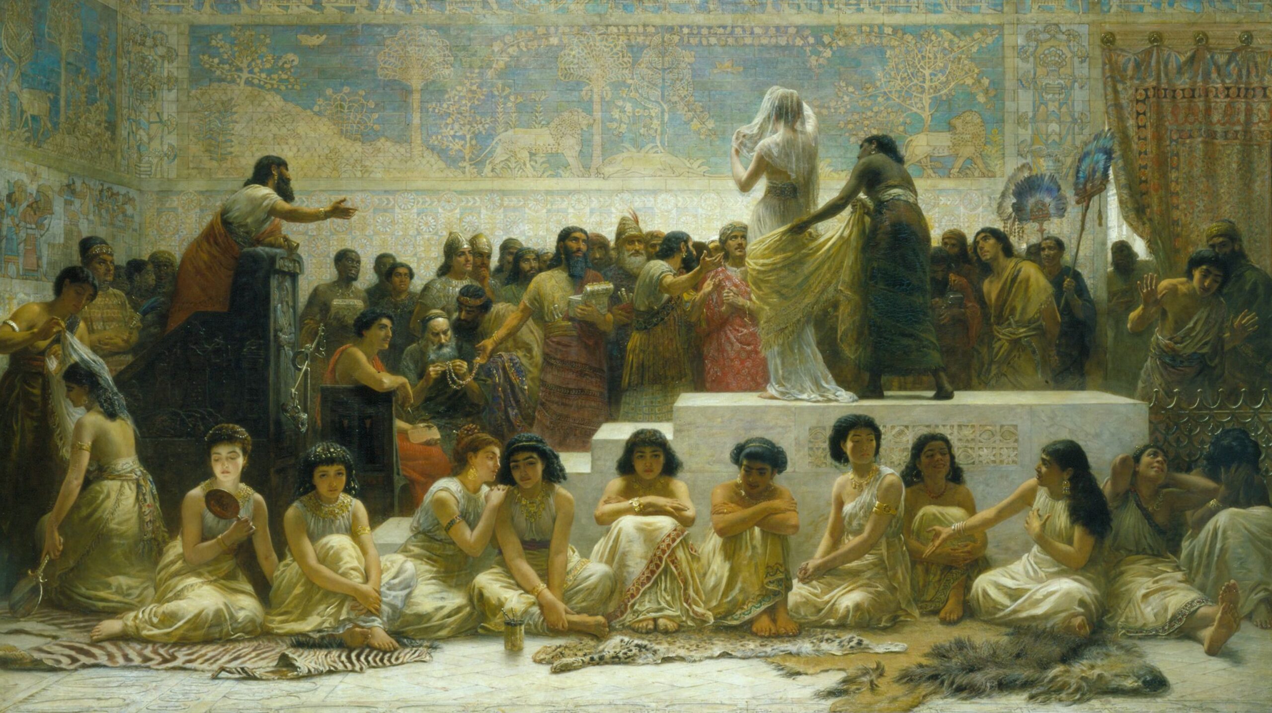 Babylonian_marriage_market 1875 Edwin Long Ούτε Δύση
