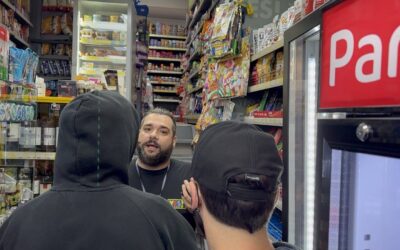 Παρέμβαση στο κατάστημα ψιλικών και καφέ “YES! STORES” στην Καμάρα από τον Ρουβίκωνα