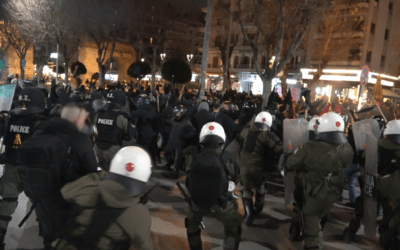 Αντιφασιστική νίκη στη Θεσσαλονίκη αλλά και αναίτια & βάρβαρη επίθεση της αστυνομίας στην αντιφασιστική πορεία [VIDEO]